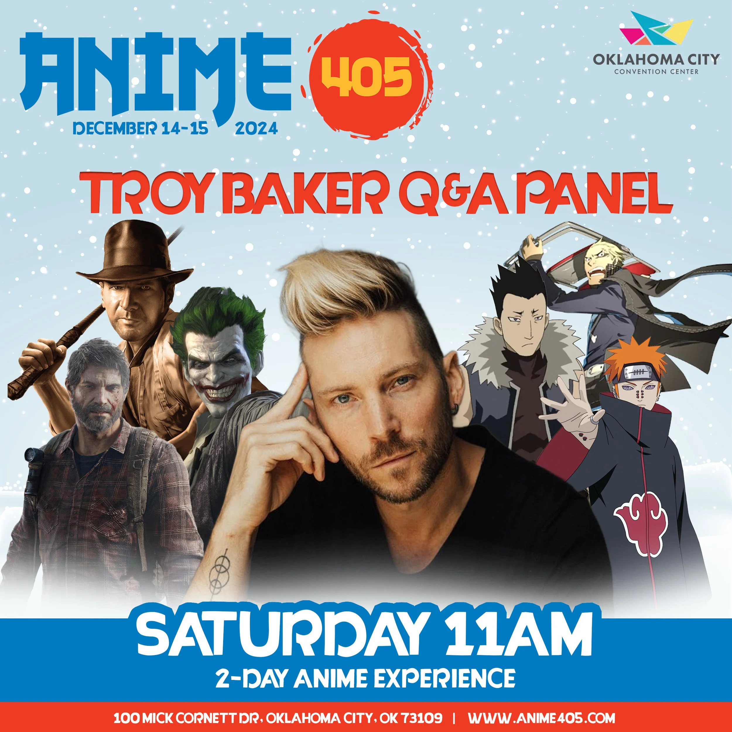 2024 SCHEDULE — Anime 405 - Oklahoma City, OK - January 27th-28th